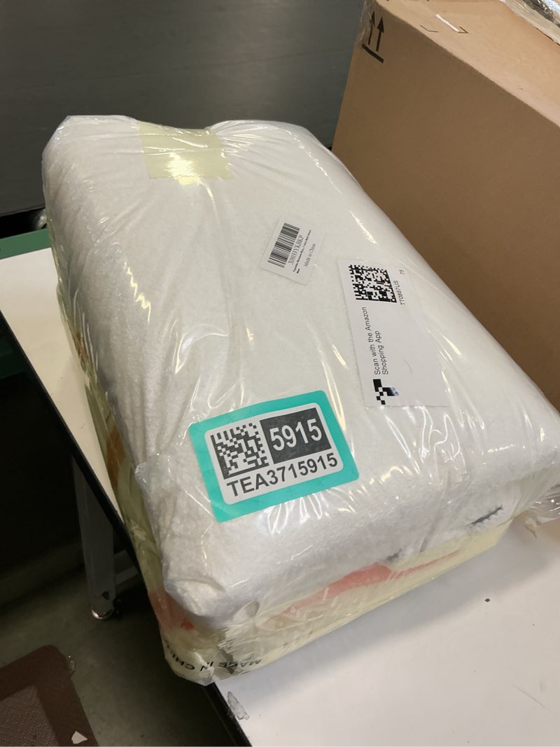 Condition photo showing item condition for Topotdor Rainbow Round Kids Play Rug Alphabet Nursery Area Rug Extra Large Soft Crawling Play Mat for Children Toddlers Bedroom (71 inch, Multi Color) 5'11" (Round) Multi Color