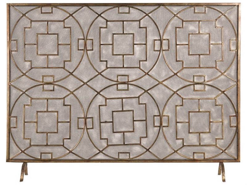 Elk Home Geometric Firescreen