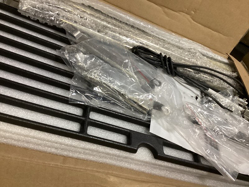Condition photo showing Good Condition for grill parts for char-broil performance 4 burner 463342119 463342118 463332718 463347017 463377017 463376117 463376018p2 463335517 463349917 grill burner heat plate cast iron grill grates 18 inch 18" x 22.3"- charbroil performance 4 burner