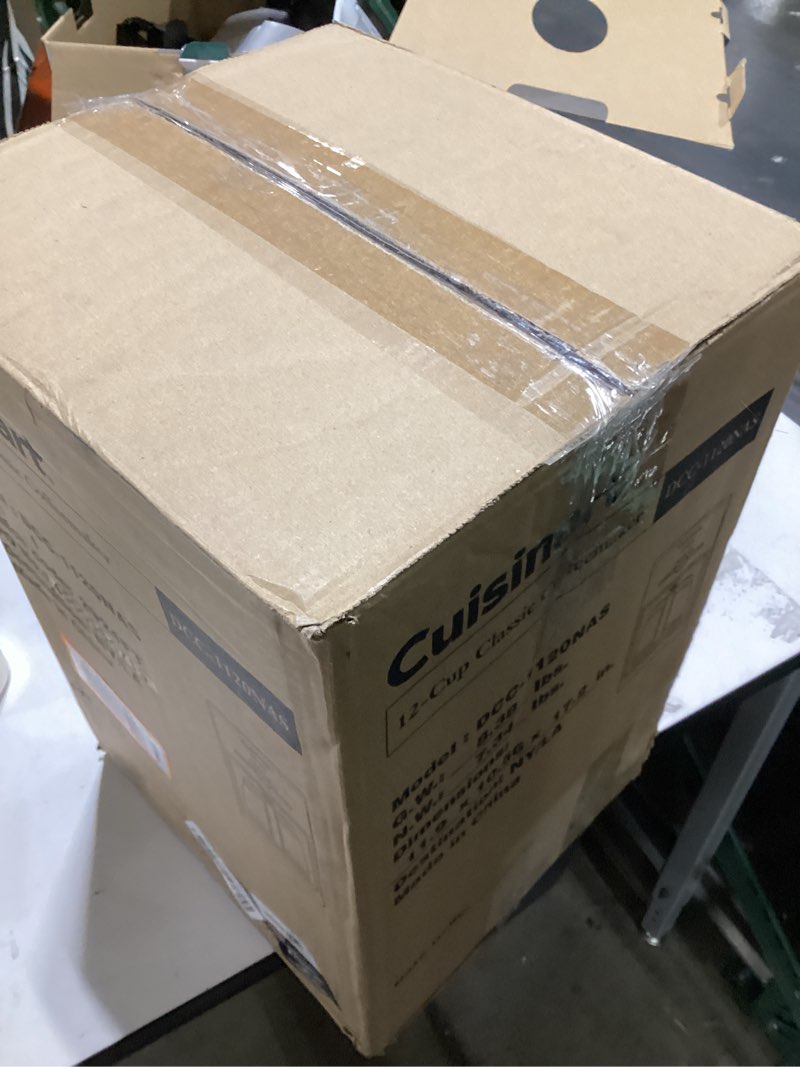 Condition photo showing Good Condition for Cuisinart 12-Cup Classic Programmable Coffeemaker, White, 12-Cup, Programmable, DCC-1120NAS White Coffeemaker