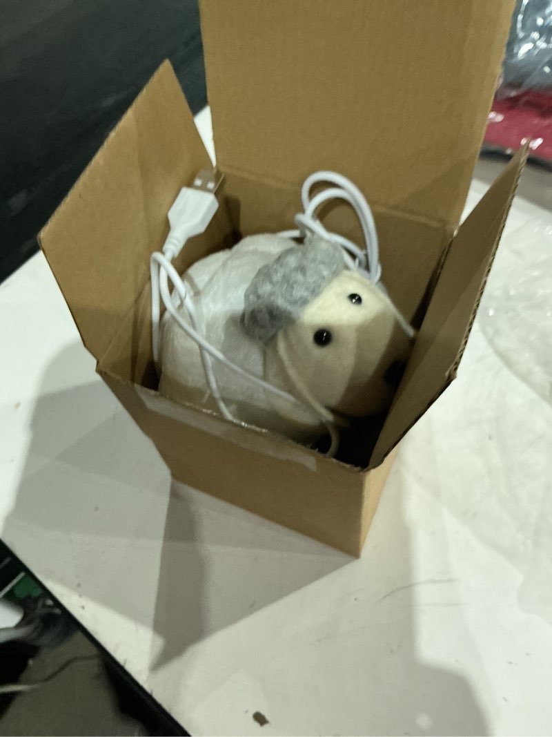 Condition photo showing Good Condition for small 3d cute sheep lightning night light warm white changing night light no diy decorations for adults and kids indoor home bedroom