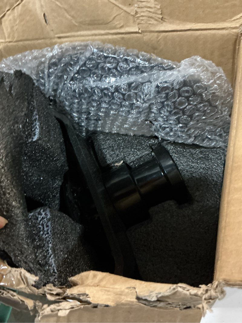Condition photo showing Good Condition for gooseneck ball to fifth wheel adapter,1.5" raised, heavy duty reinforcing ribs structure, for tractor or trailer fifth wheel, anti-tilt pu washer and 5th wheel lube plate included 1.5" lift square