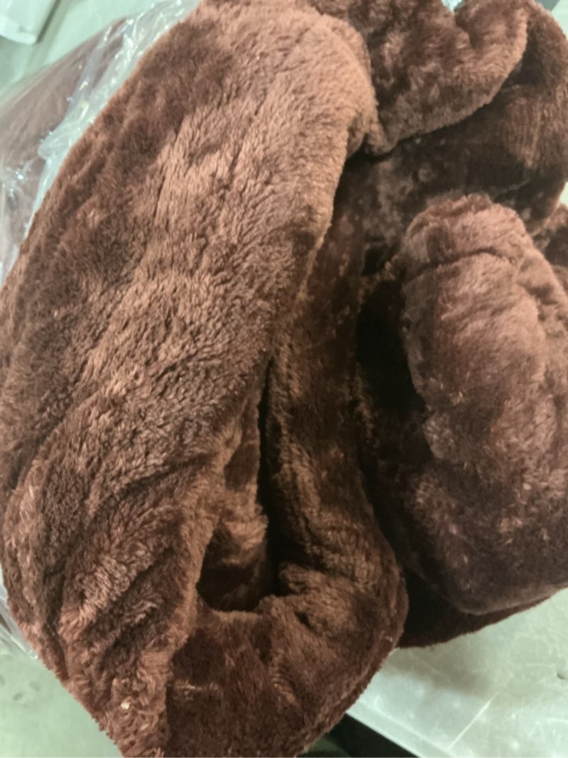 Condition photo showing Good Condition for greenoak heated blanket electric twin 62"x84", heating blankets with 10 levels 8 hours auto-off, soft flannel sherpa fluffy house warming gifts for grandma seniors mom,mocha mocha 62x84
