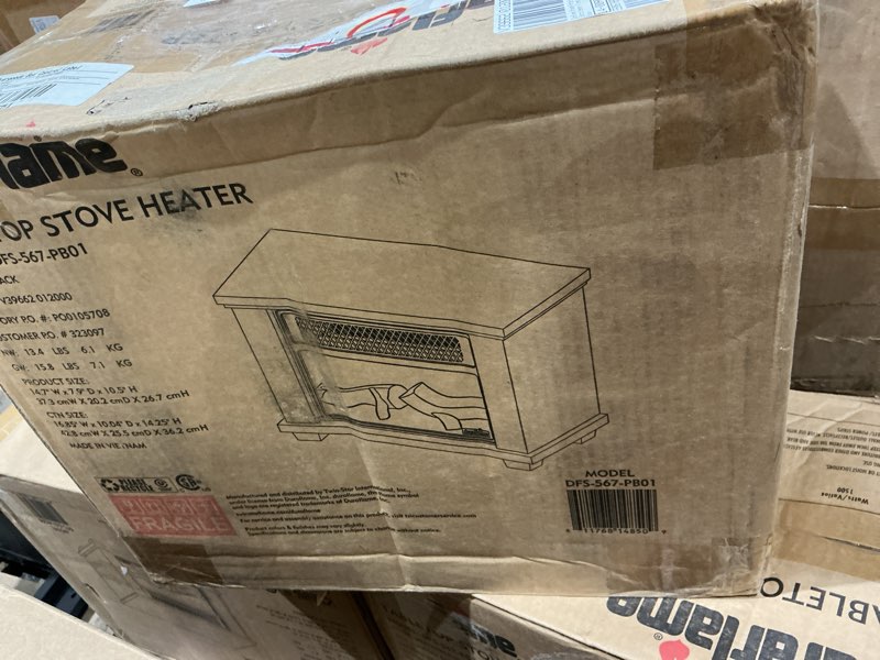 Condition photo showing Good Condition for different  color)))duraflame  tabletop stove heater