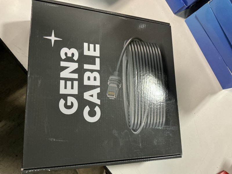 Condition photo showing New/Like New for 100ft/30m starlink gen 3 cable, starlink replacement, waterproof satellite starlink standard v3 cable, high-speed satellite starlink accessories