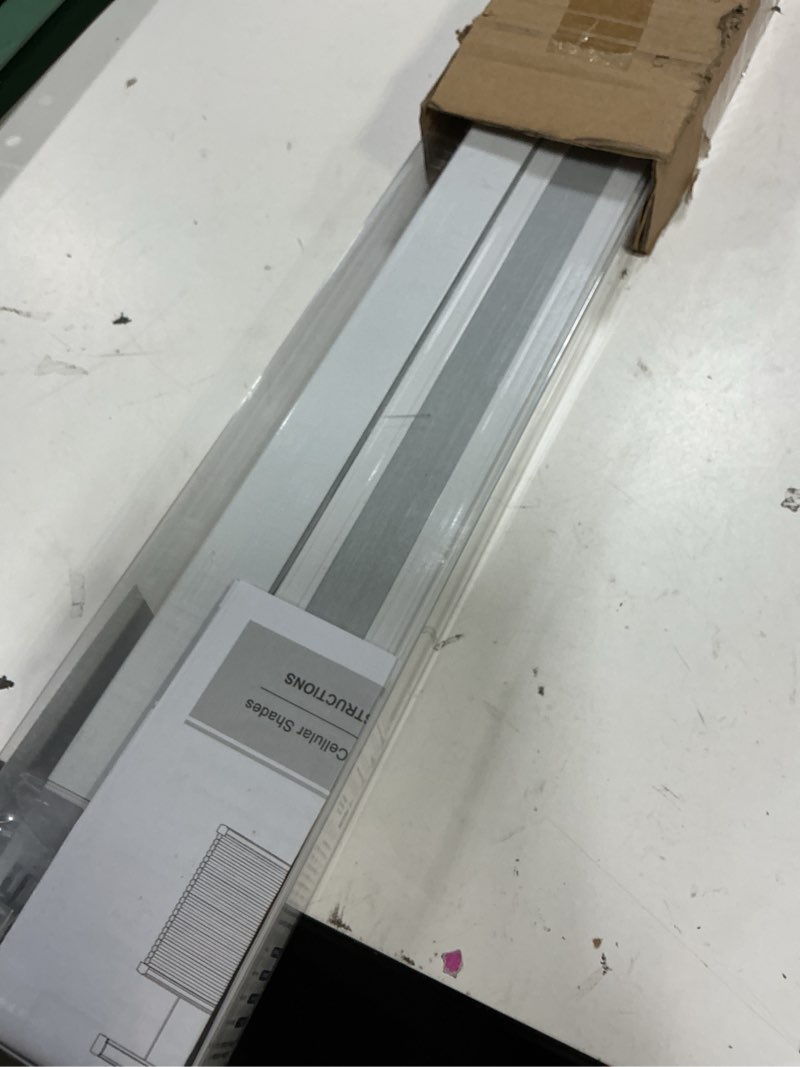 Condition photo showing Good Condition for allesin top down bottom up cellular shades,blackout blinds noise reduction,cordless cellular shades room darkening honeycomb blinds,blackout (white,36"x72") white-blackout 36"w x 72"h