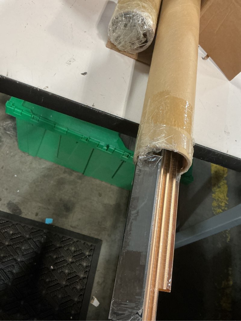 Condition photo showing Good Condition for 10pcs aluminum t molding floor transition strip, 48in aluminum t molding trim, floor strip floor flat divider strip for joining floor gaps, threshold, floor tiles (black, 4ft x 1.3in 10pcs) black 4ft x 1.3in 10pcs