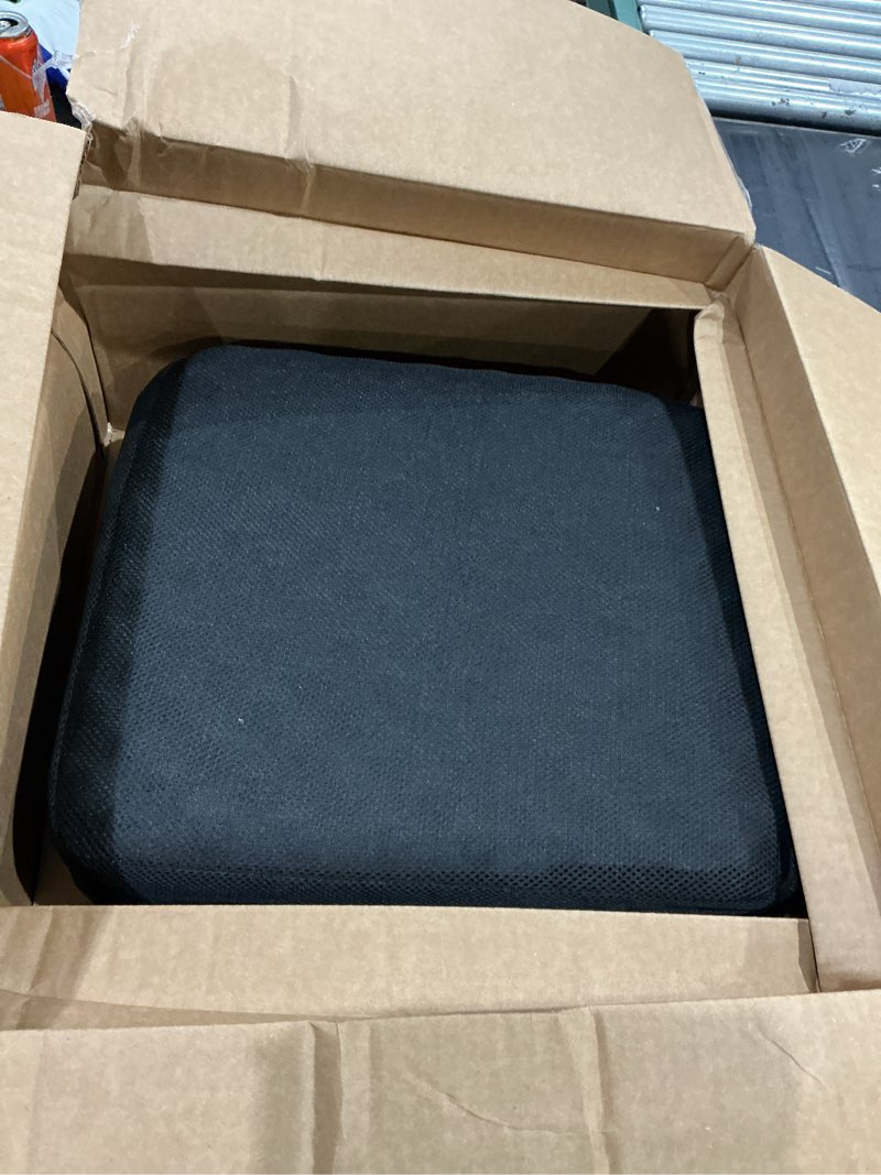 Condition photo showing As Is for 5.9" extra thick chair cushions, office chair booster seat cushion 17.7x15.7x5.9 inch foam recliner cushions with zipper removable mesh fabric cover