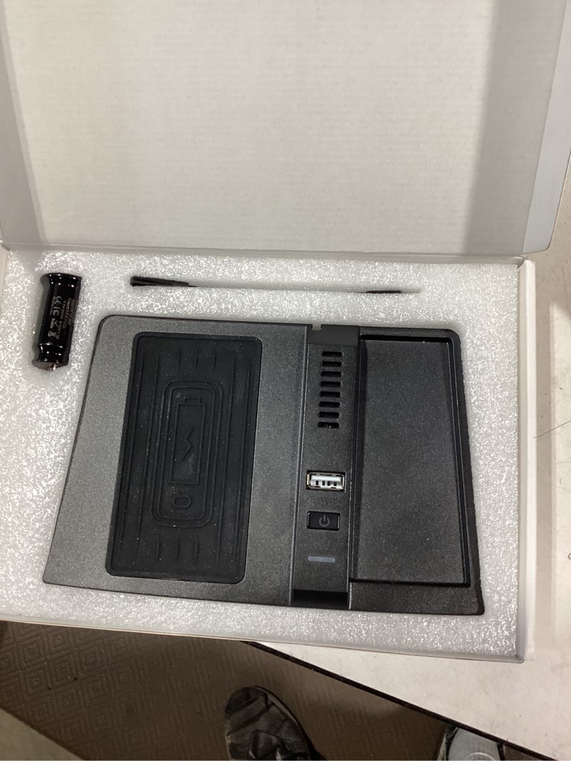 Condition photo showing Good Condition for wireless charger for subaru forester 2024 2023 2019 2020 2021 2022,for subaru crosstrek accessories 2018-2023,for subaru impreza 2017-2023 center console organizer wireless charging