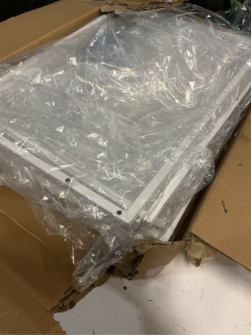 Condition photo showing Good Condition for Invech Flower Display Stand with 6 Buckets and Wheels, 3 Tier Flower Cart Display Stand for Indoor Outdoor Garden, Wedding, Flower Shop (White) White 6 Buckets