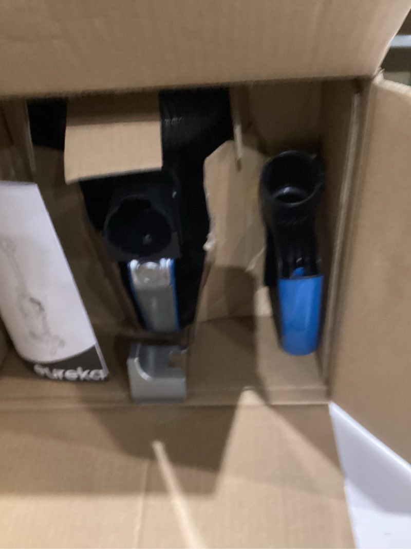 Condition photo showing As Is for Eureka NEU10AE5 Powerful Bagless Upright Vacuum Cleaner Carpet and Floor, AirSpeed Ultra-Lightweight Vacuum Cleaner, w/ Replacement Filter, Blue Blue AirSpeed NEU10AE5
