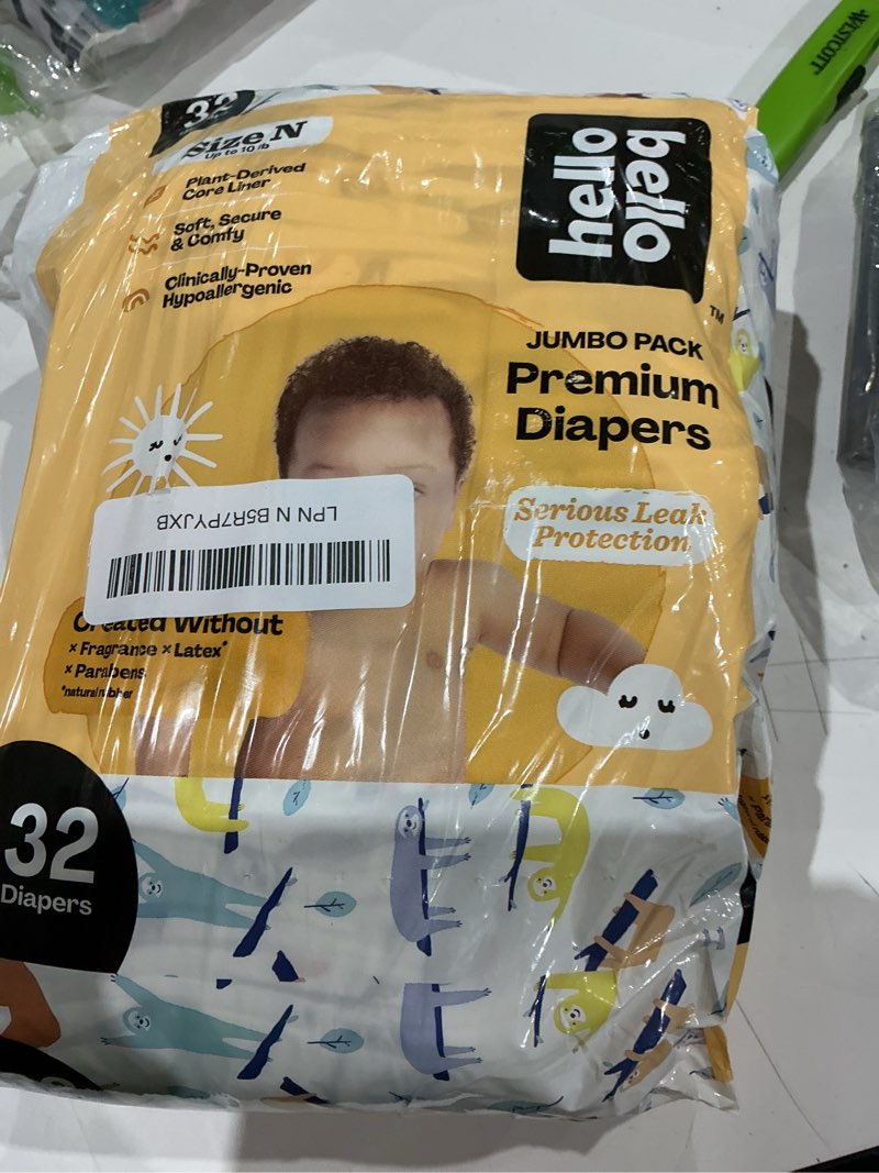 Condition photo showing Good Condition for hello bello premium baby diapers size 6, 17 count of, extra-absorbent, and hypoallergenic baby diapers with snug and comfort fit, alphabet soup alphabet soup size 6 (17 count)