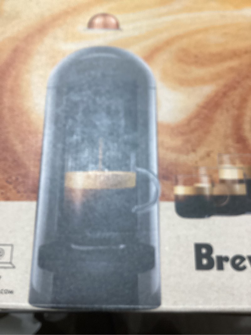 Condition photo showing New/Like New for Nespresso Vertuo Plus Coffee and Espresso Maker by De'Longhi, Grey Machine Only Gray