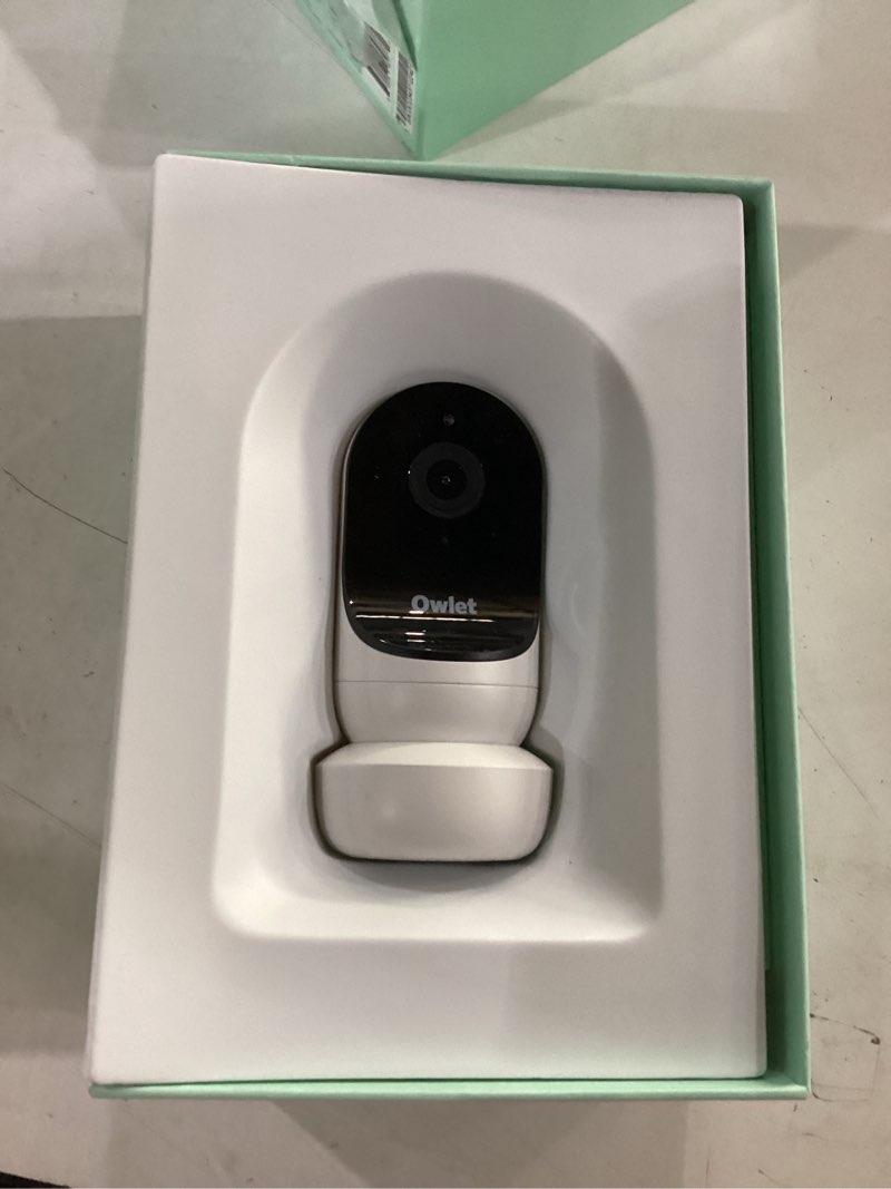 Condition photo showing Good Condition for owlet cam smart video baby monitor with video camera and audio - secure wifi, 1080p night vision, customize cry, sound and motion alerts, 2-way audio, mounting kit