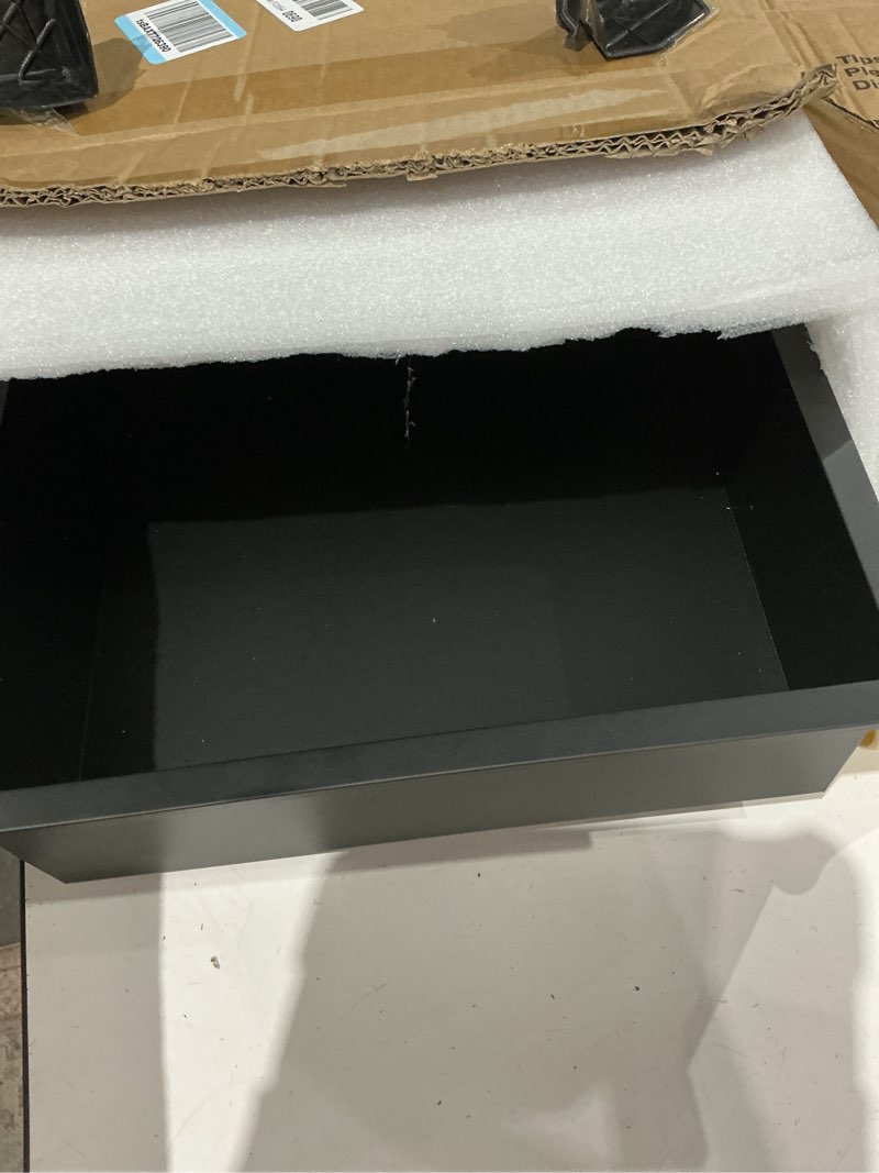 Condition photo showing As Is for 304 stainless steel recessed black shower niche single shelf 12x12 inch wall-inserted, waterproof rustproof bathroom shower niche insert no tile needed, for shower & bathroom storage 12*12 single layer