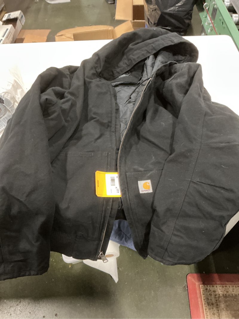 Condition photo showing Good Condition for Carhartt mens Active Jacket J130 (Regular and Big & Tall Sizes) Work Utility Outerwear, Black, 2xl