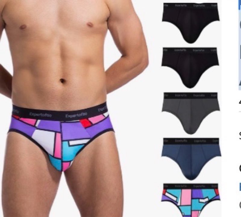 Size M Men's Briefs Underwear, Sport Quick Dry Athletic Underwear Briefs, Moisture Wicking Pack, Anti Chafing