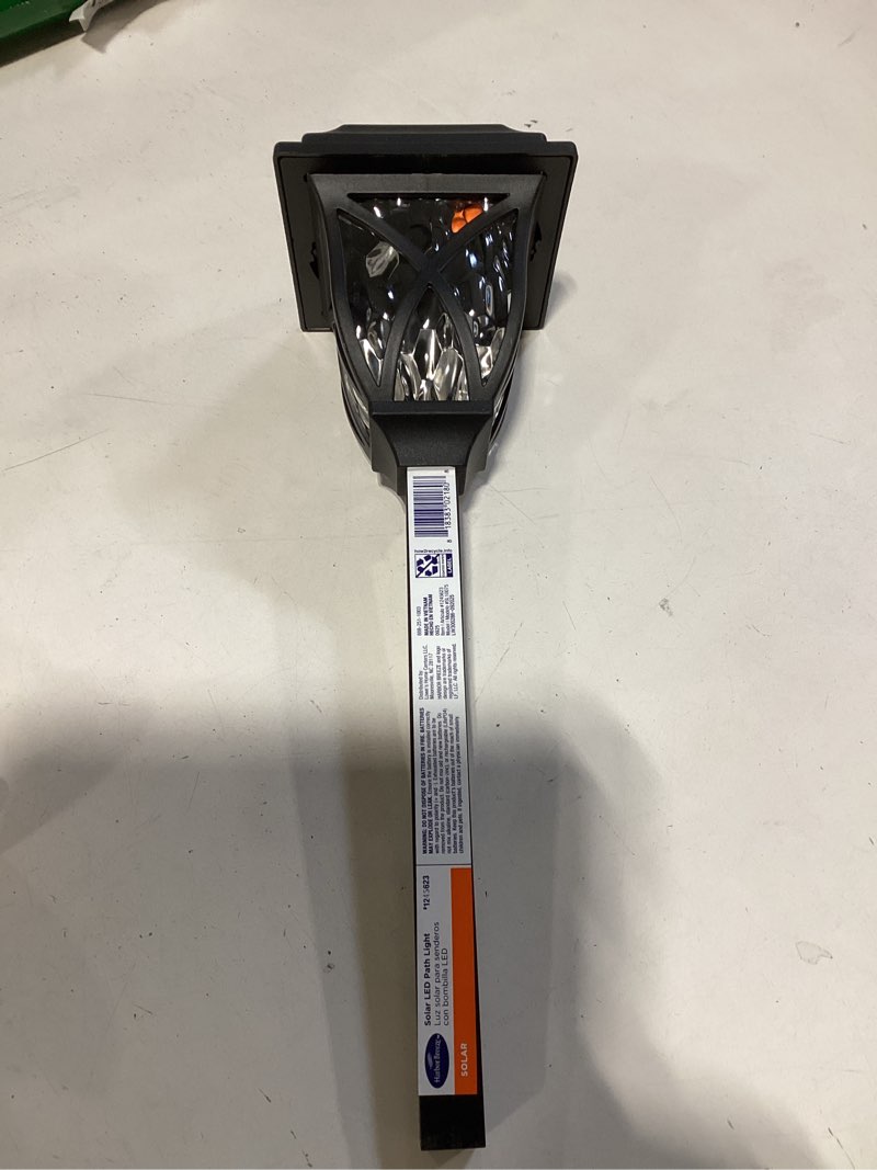 Condition photo showing New/Like New for lights  harbor breeze zdl1356 10 -lumens black solar led outdoor path light ( 3000-k ) harbor breeze zdl1356 path-lights - view #2 harbor breeze zdl1356 path-lights - view #3 a thumbnail for the video 50k+ bought last week harbor breeze 10 -lumens black solar led outdoor path light ( 3000-k ) item #1245623 | model #zdl1356