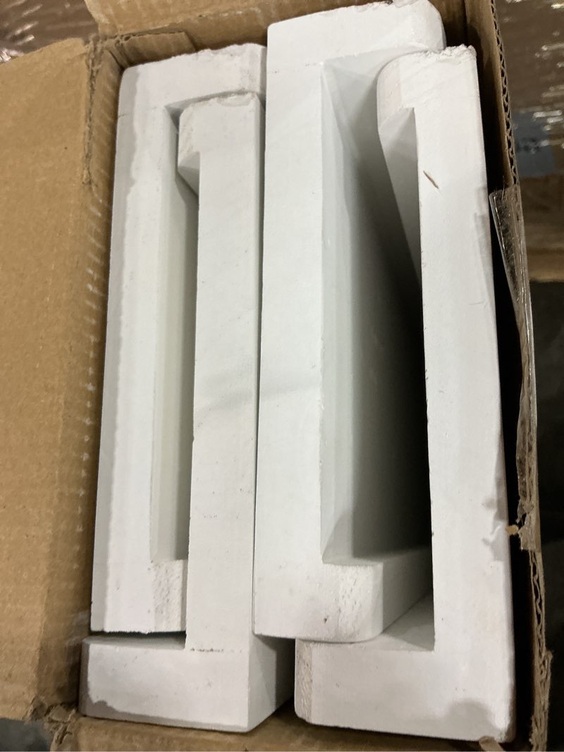 Condition photo showing Good Condition for love-kankei white floating shelves for wall set of 4,36 inch wall shelves with lip,rustic wood hanging shelves for bedroom bathroom living room kitchen nursery display 36 inch white