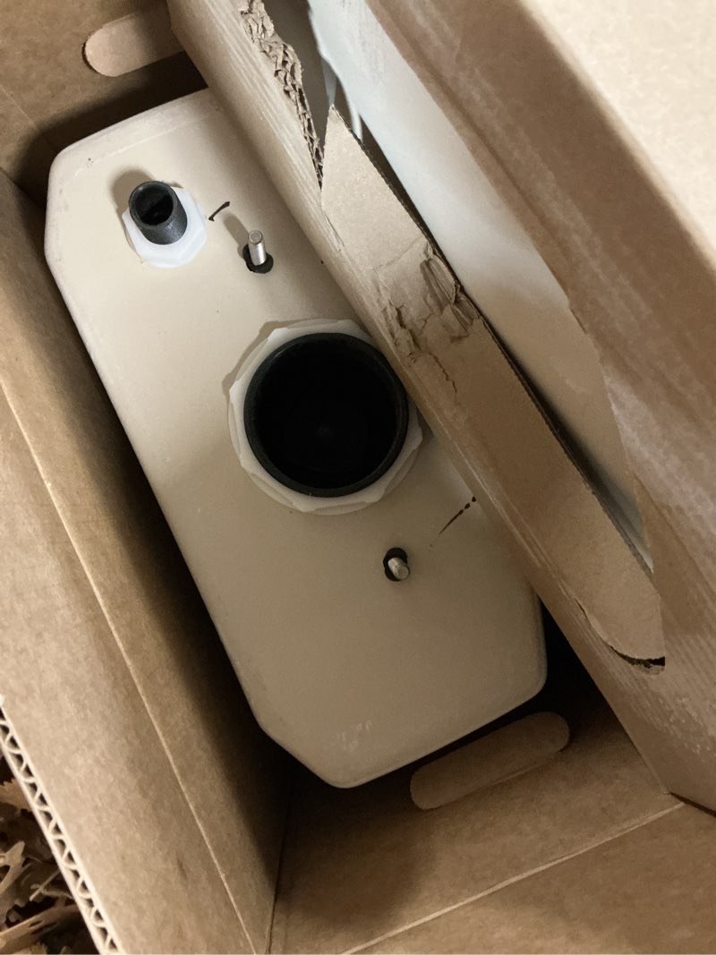 Condition photo showing Good Condition for american standard 4000101.020 cadet 3 flowise 12-inch rough in toilet tank for concealed trap bowl, 1.28 gpf, white