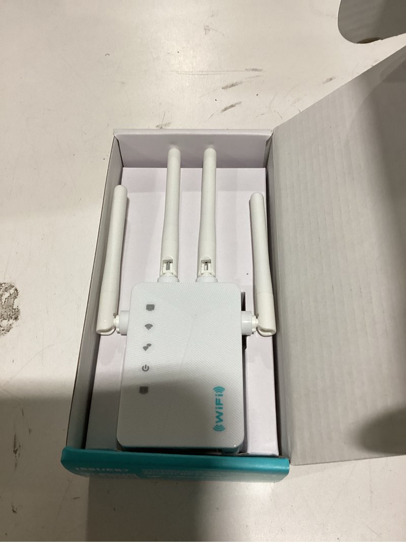 Condition photo showing Good Condition for WiFi Extender Signal Booster - 3X Faster Internet Booster with Ethernet Port, Covers 9,000+ Sq.Ft | Long Range Wireless Repeater, Works with Most Router