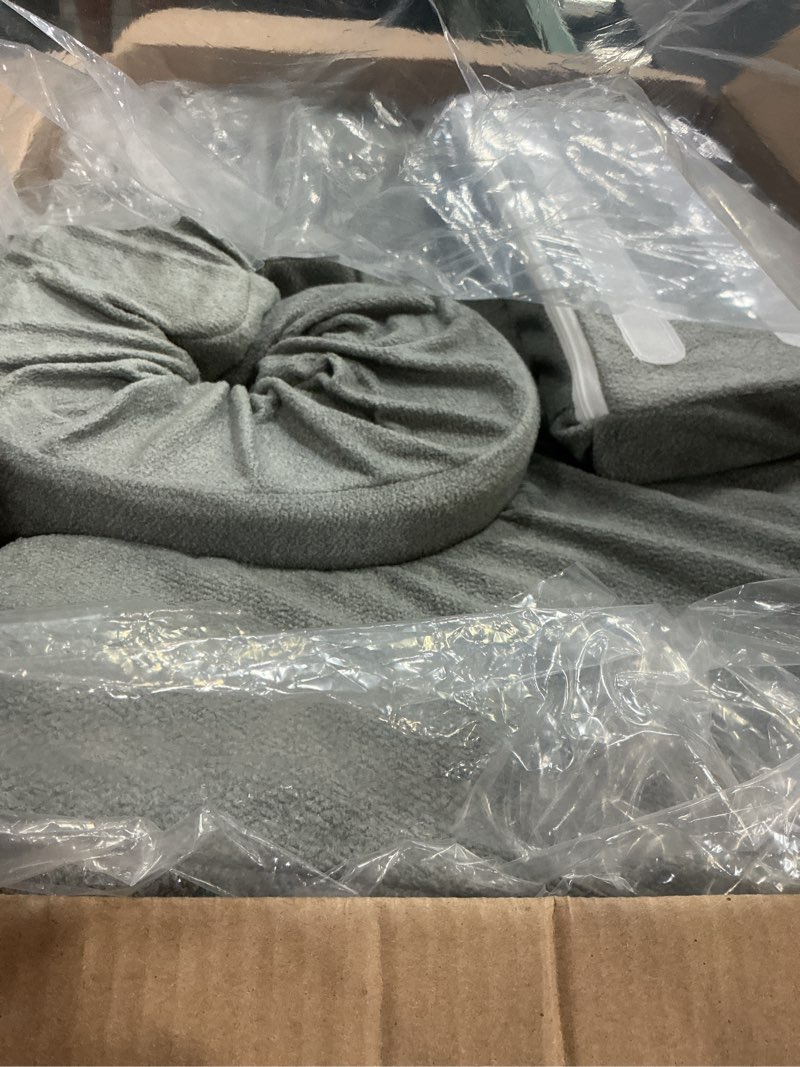 Condition photo showing New/Like New for my brest friend twin nursing pillow - enhanced comfort with slipcover - ultimate ergonomic support for breastfeeding- adjustable strap and silent release buckle with handy side pocket, evening grey evening grey twin