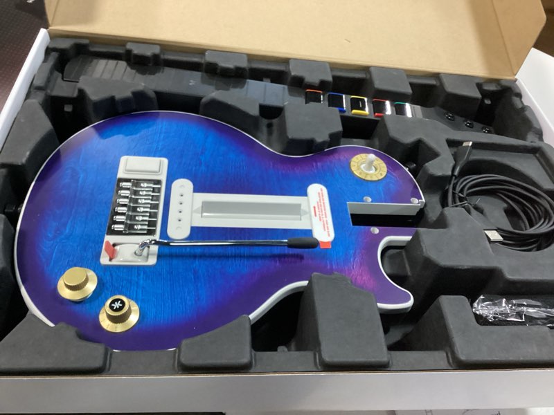 Condition photo showing Good Condition for CRKD Gibson Les Paul Guitar Controller - Blueberry Burst Pro - Multi Platform Multi Platform Pro