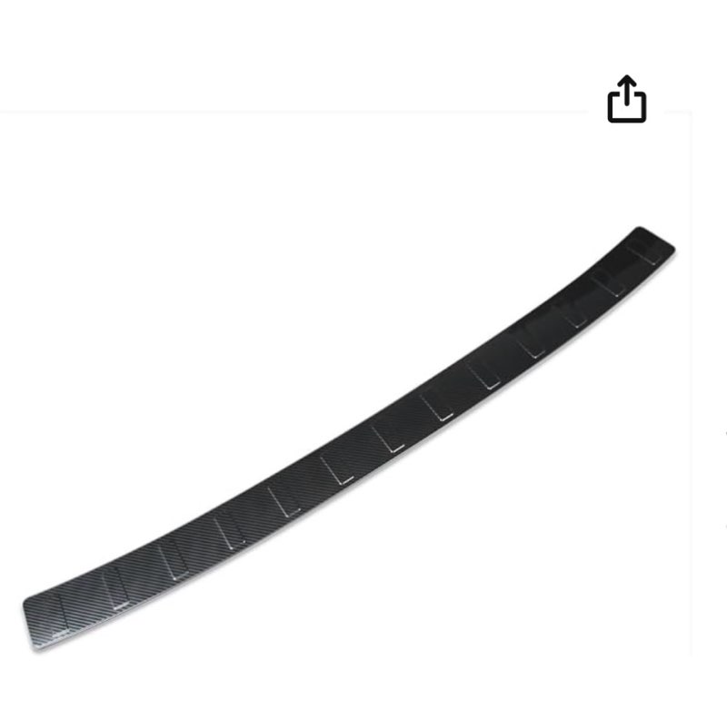 Beautost Fit for Mercedes-Benz GLC GLC300 X254 2023 2024 2025 2026 Rear Outside Bumper Sill Plate Guard Trim (Mirror Silver)