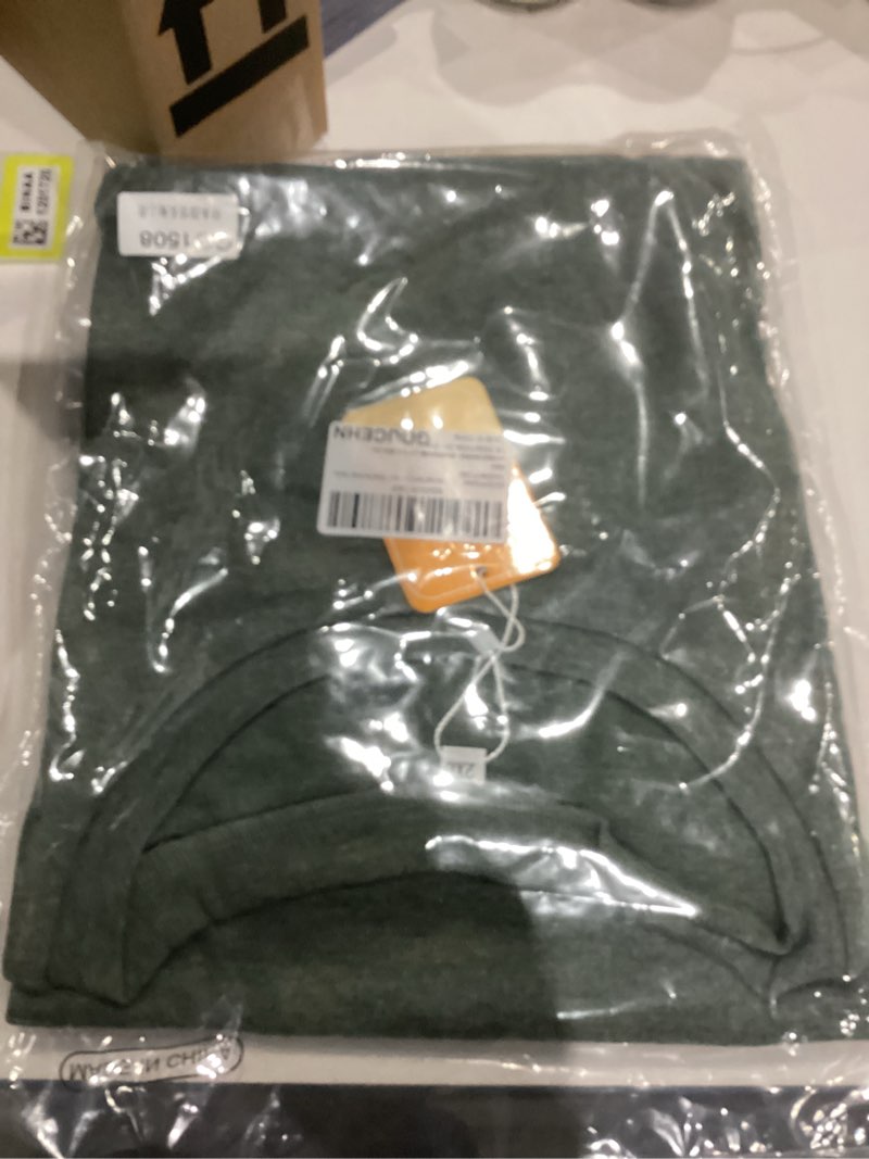 Condition photo showing New/Like New for Women Long Sleeve Tops Casual CrewNeck Shirts Dressy Fashion Tunic Blouses Green XX-Large