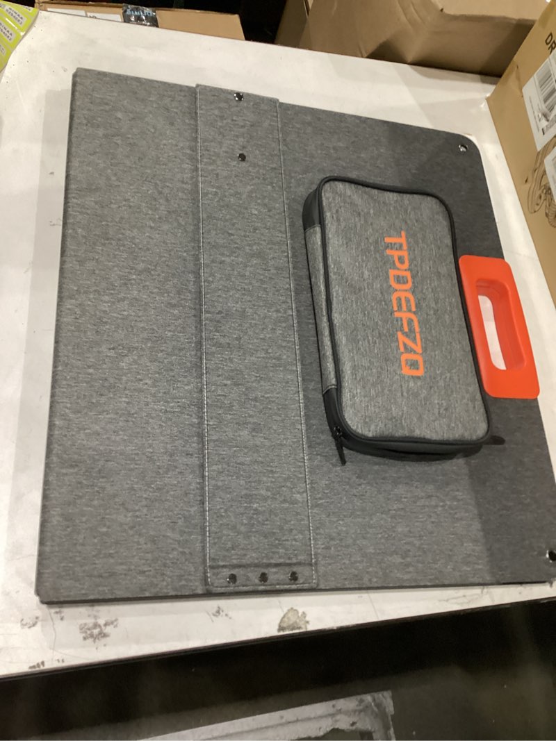 Condition photo showing As Is for 200W Portable Solar Panel Charger,Foldable Solar Panel for Power Station,QC3.0 USB-A &Type-C Output,25% High Efficiency,IP68,Integrated Design Sturdy Durable ETFE for Outdoor Camping,RV,Trip TQ-U200W