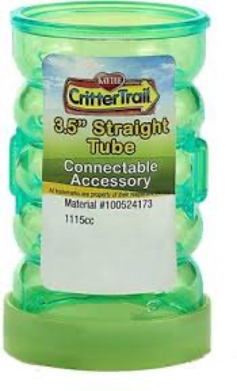 Kaytee Crittertrail Fun-Nel Straight Small Animal Habitat Tube