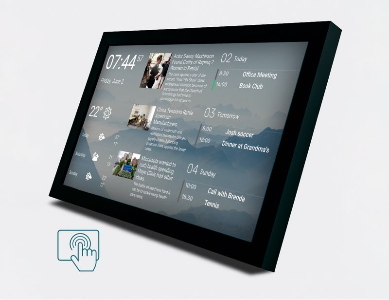 15.6 inch Digital Calendar, 2025 Smart Calendar for Home Organization, IPS FHDTouchscreen Interactiv