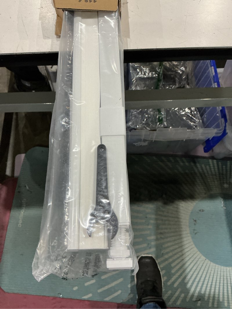 Condition photo showing Good Condition for lazblinds cordless cellular shades, no tools no drill light filtering honeycomb shades pleated blinds for windows, 47'' w x 48'' h, white light filtering-white 47'' w × 48'' h