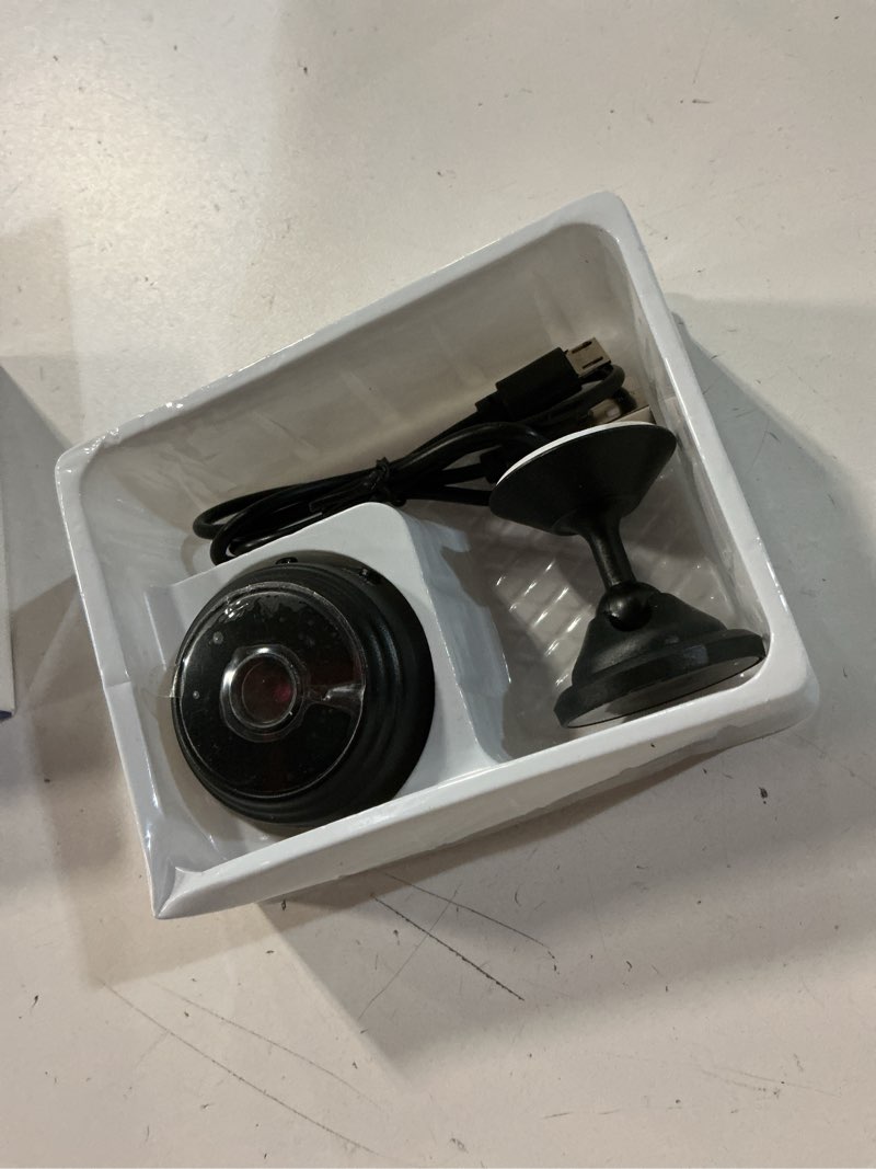 Condition photo showing Good Condition for 2026 new magnetic mini security camera 1080p outdoor and indoor use home security camera night vision motion detection (black*2)