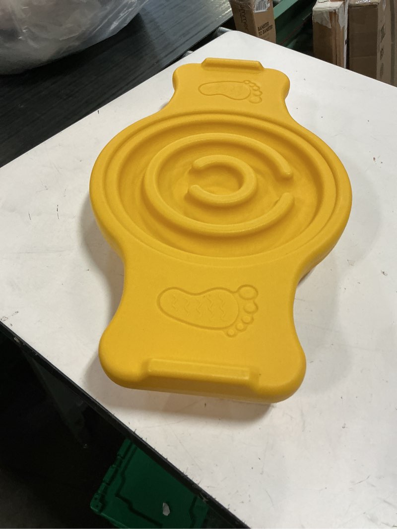 Condition photo showing Good Condition for balance board, plastic, anti-slip, swinging board, ball, rotating, for kids, core training, practice indoors, for kids, riding toys, toddlers, lack of exercise toy