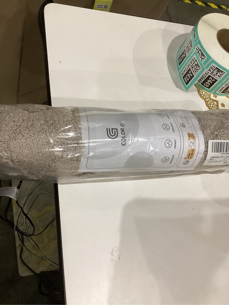 Condition photo showing New/Like New for Color&Geomety Brown Bathroom Rugs, Ultra Soft Plush Bathroom Mat Super Absorbent Microfiber Fabric, 17"x30", Washable, Non Slip Bath mats for Outside Shower, Tub, Home Decor 1'5" x 2'6" (Rectangular) Brown