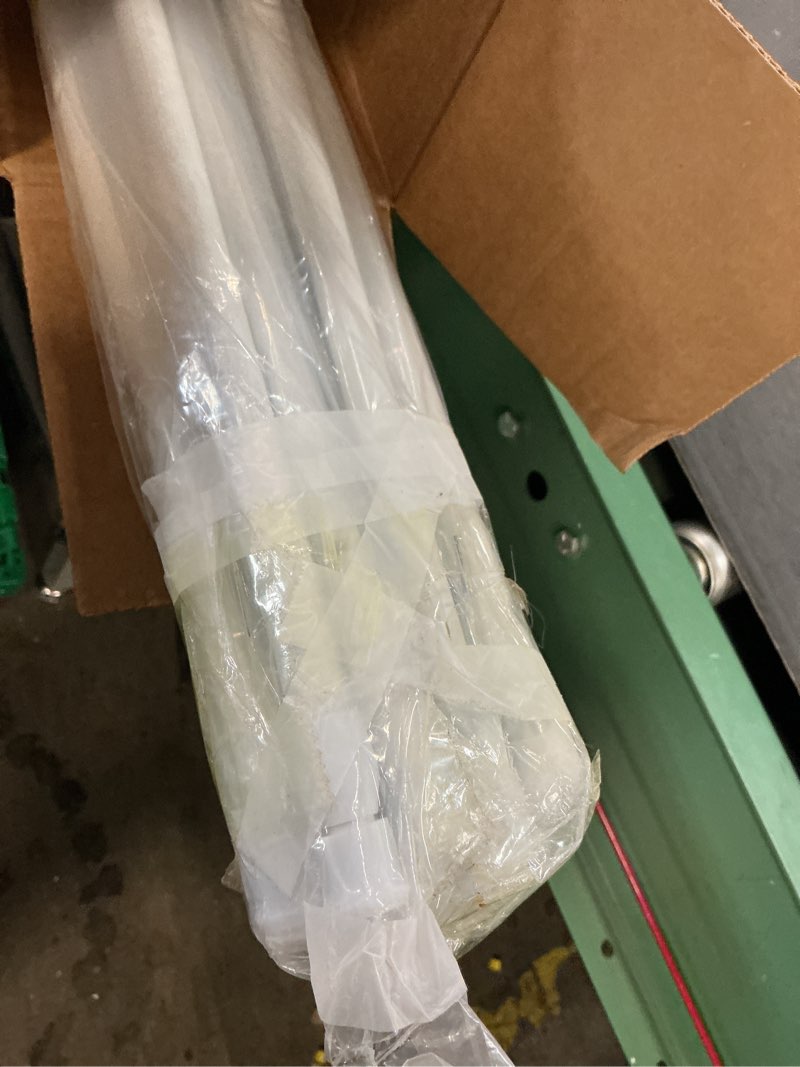 Condition photo showing Good Condition for 12 pack tension rods for windows 28 to 48 inch spring tension rod adjustable metal no drill curtain rod for windows, shower, door, kitchen (white, 12 pack) white - 12 pack 28" to 48" adjustable