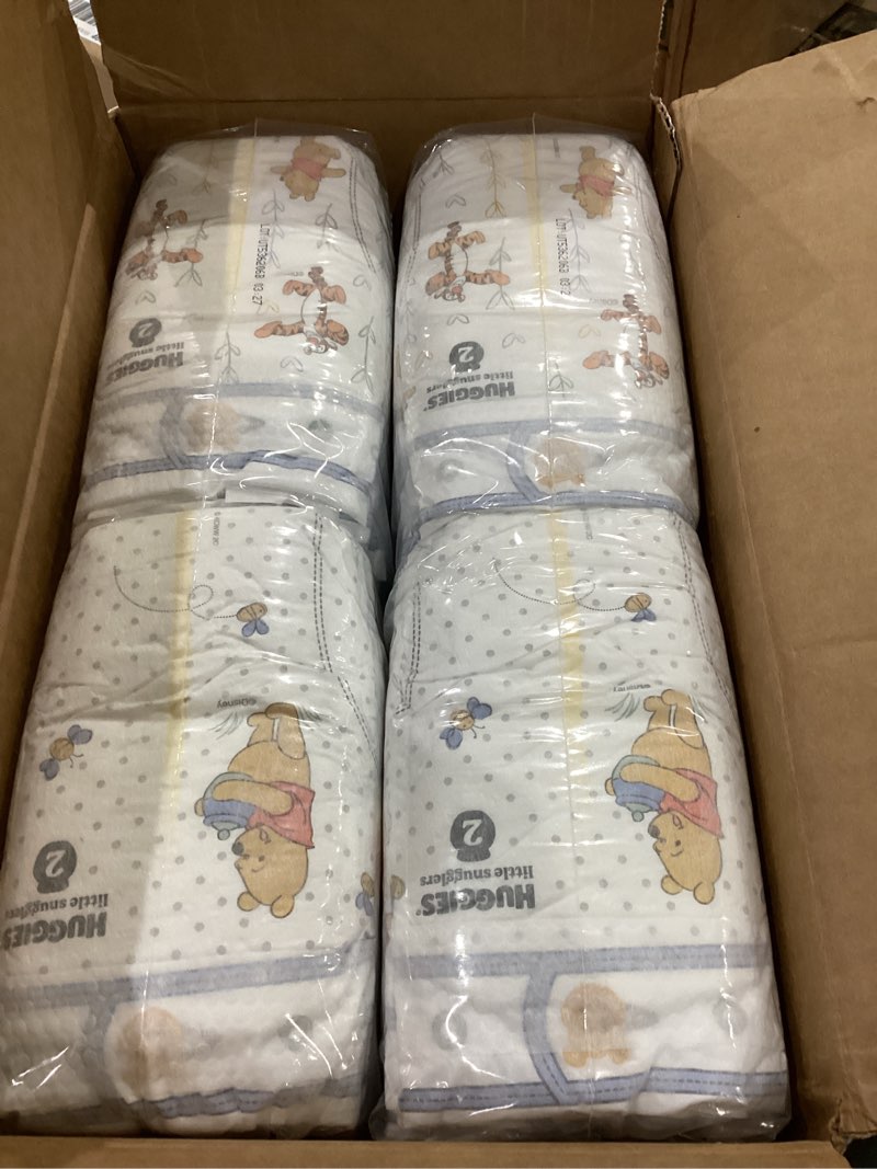 Condition photo showing New/Like New for Huggies Size 2 Diapers, Little Snugglers Baby Diapers, Size 2 (12-18 lbs), 84 Count, Packaging May Vary Size 2 84