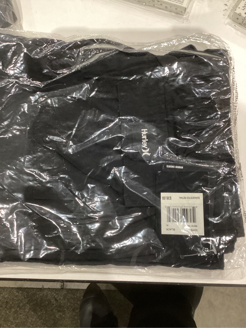 Condition photo showing New/Like New for Hurley Baby-Boys Nylon Pull on Shorts X-Large Black
