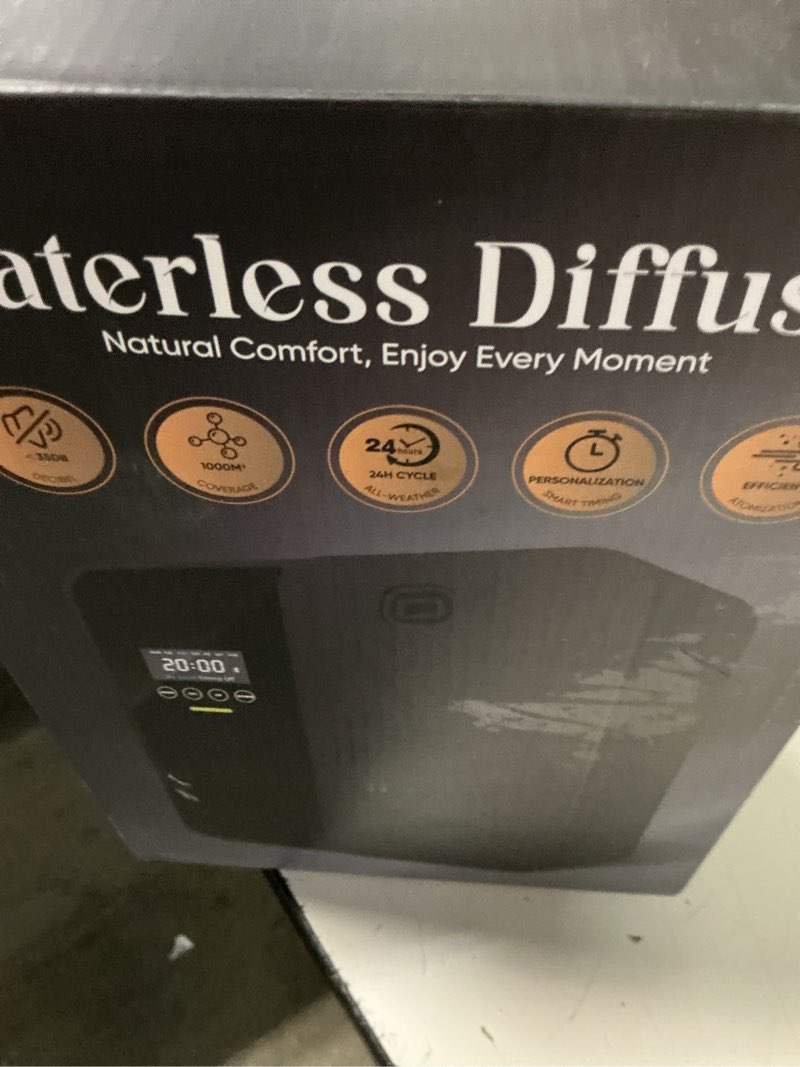 Condition photo showing New/Like New for hotel scent diffuser, house scent machine, 5000 sq.ft of coverage, 500ml large capacity aromatherapy machine, scent diffusers for home large room, office waterless essential oil diffuser black 500ml