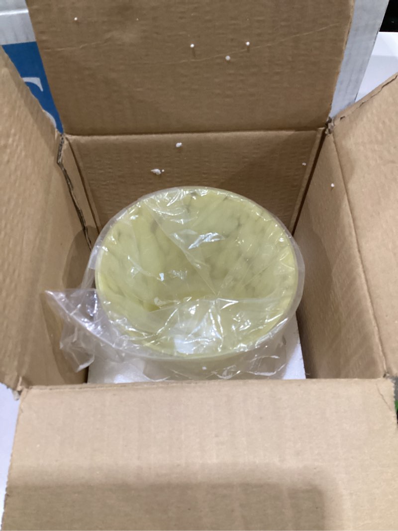 Condition photo showing Good Condition for Justice Design Group Alabaster Rocks! 1-Light Table Lamp - Brushed Nickel Finish with Shaved Alabaster Rocks Cast Into Resin Shade NOT EXACT LAMP FROM STOCK PHOTO