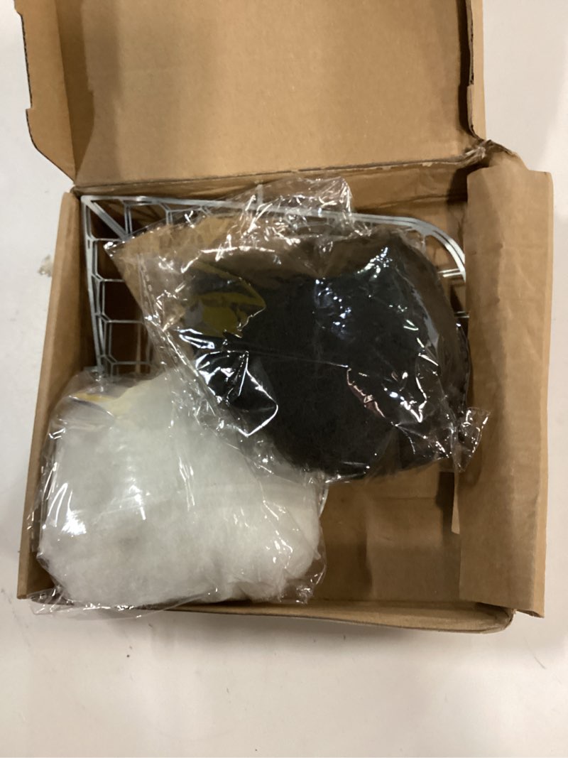 Condition photo showing New/Like New for Handmade Alpaca Fiber Bird Nesting Heart, Birds Nests Material Holder, Winter Tree Shelter for Wild Bird, Hummingbird Houses Nest Boxes Gifts for Outside Garden Art Birdhouse