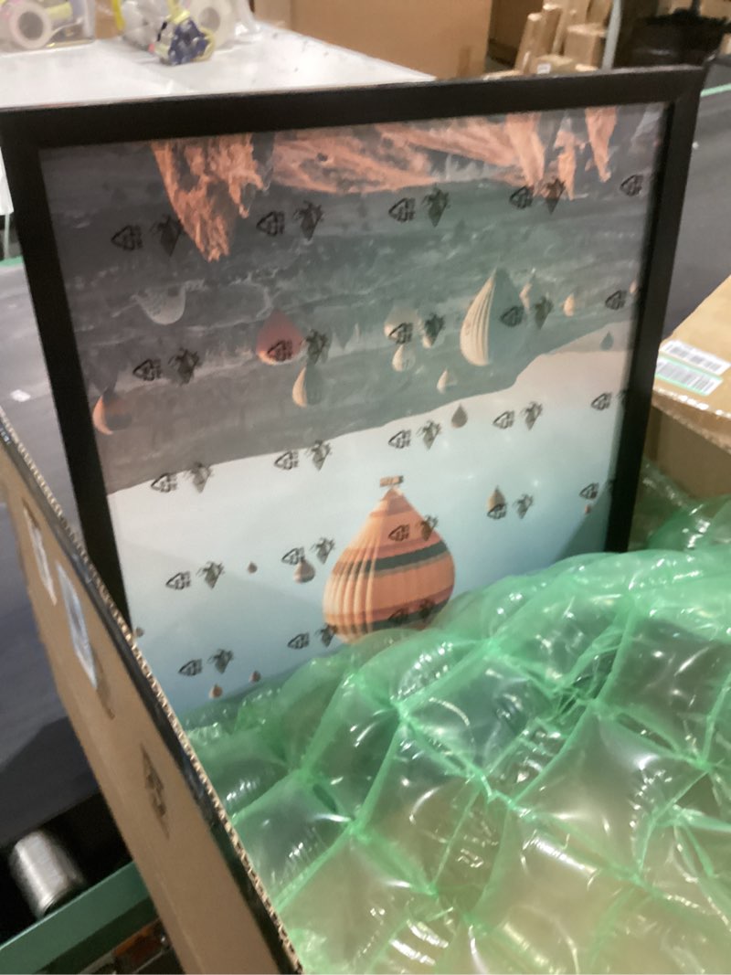 Condition photo showing Good Condition for 14x20 picture frame for wall display, 14x20 black picture frame with shatter resistant plexiglass, stable and sturdy 14 x 20 poster frame for wall display, handpicked gift collection, 1 pack