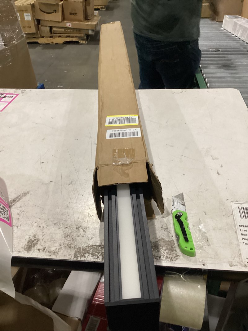 Condition photo showing New/Like New for led linear light - 4ft color adjustable led up & down light fixture - 50 watt - 3000k/4000k/5000k - energy-efficient commercial illumination solution ideal for office and workshops - black