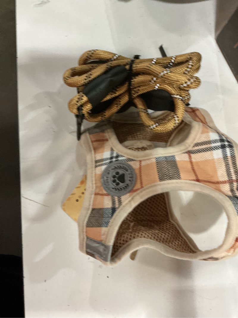 Condition photo showing New/Like New for dog harness breathable mesh soft control chest strap and leash reflective vest