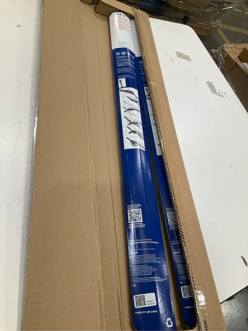 Condition photo showing Good Condition for bosch 26a18a icon beam wiper blades - driver and passenger side - set of 2 blades (26a & 18a) front (26a & 18a) icon combo pack (front)