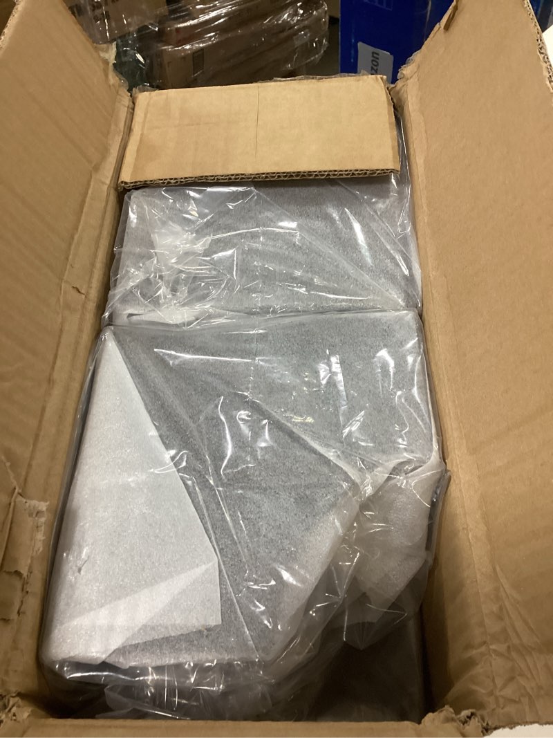 Condition photo showing New/Like New for Pergola Brackets 4-Way Right Angle Corner Bracket DIY Elevated Wood Stand 2PACK with Screws for 4x4 (Actual: 3.5x3.5 Inch) Lumber Pergola Gazebo 4-Way--2Pcs