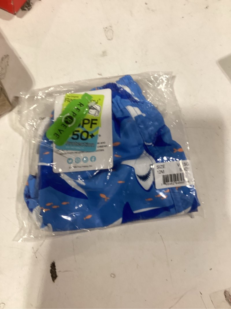Condition photo showing New/Like New for Similar product swim shorts onlyThe Children's Place Baby-Boys and Toddler Short Sleeve Rashguard and Bottoms 3T Sunfish Palms