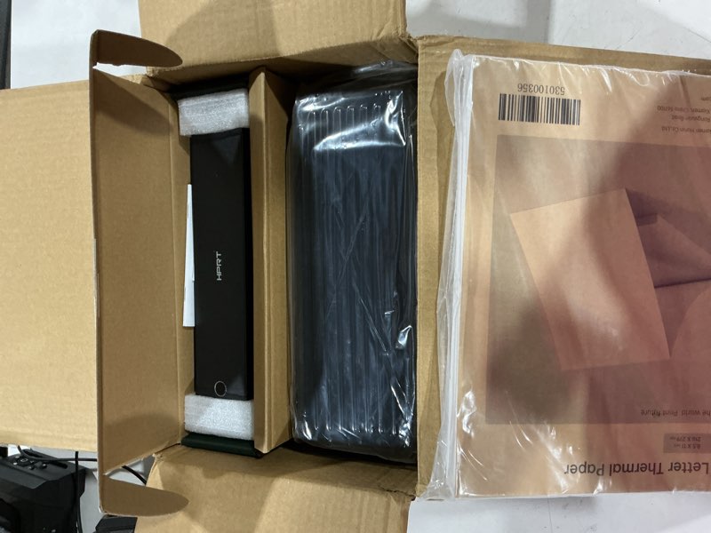 Condition photo showing Good Condition for idprt mt610pro portable thermal printer with case &200 sheets paper, 300dpi hd mobile-travel-printers, inkless-wireless-small-printer for home use, office, vehicles, bluetooth printers, deep black light black printer+case & 200sheets