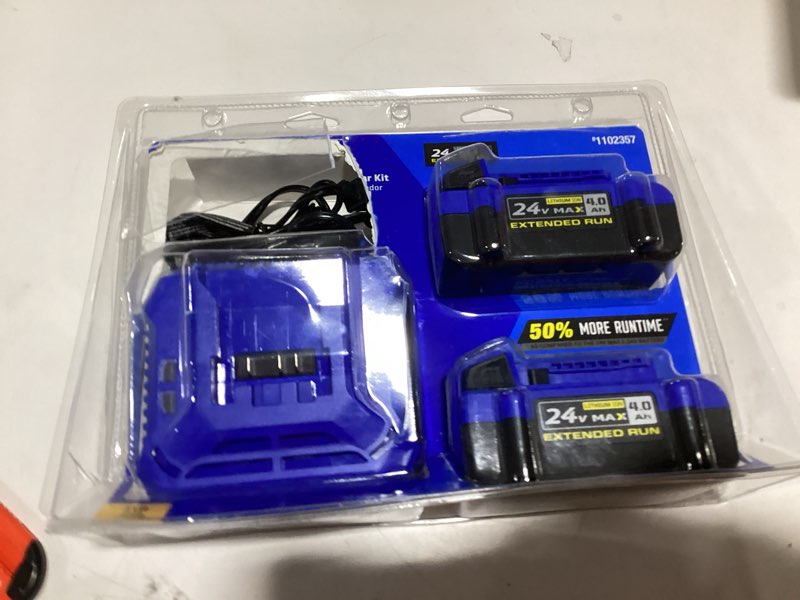 Condition photo showing Good Condition for Kobalt 24-Volt Max 2-Pack 4 Amp-Hour Lithium Power Tool Battery Kit (Charger Included)